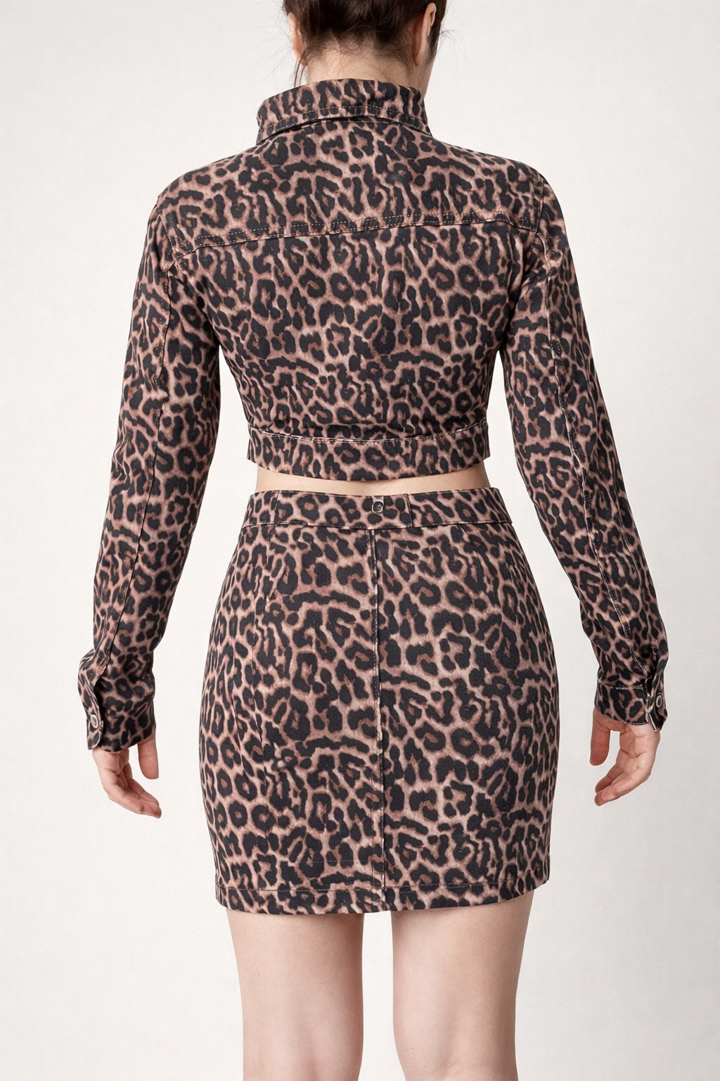 Veste Courte Léopard