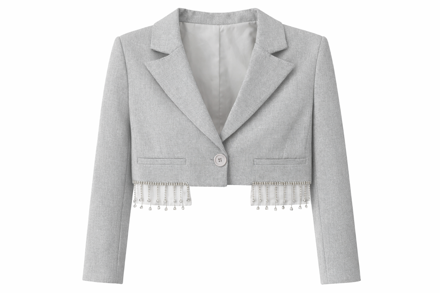 Ensemble Tailleur Bijou – Veste Courte & Short